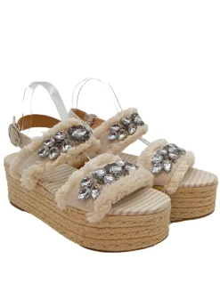 Plateau-Sandaletten Größe 41