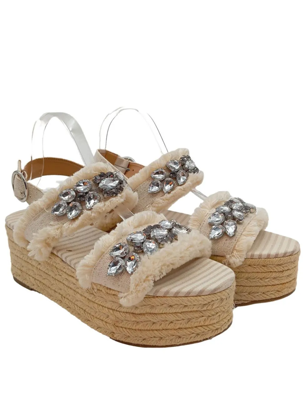 Plateau-Sandaletten Größe 41