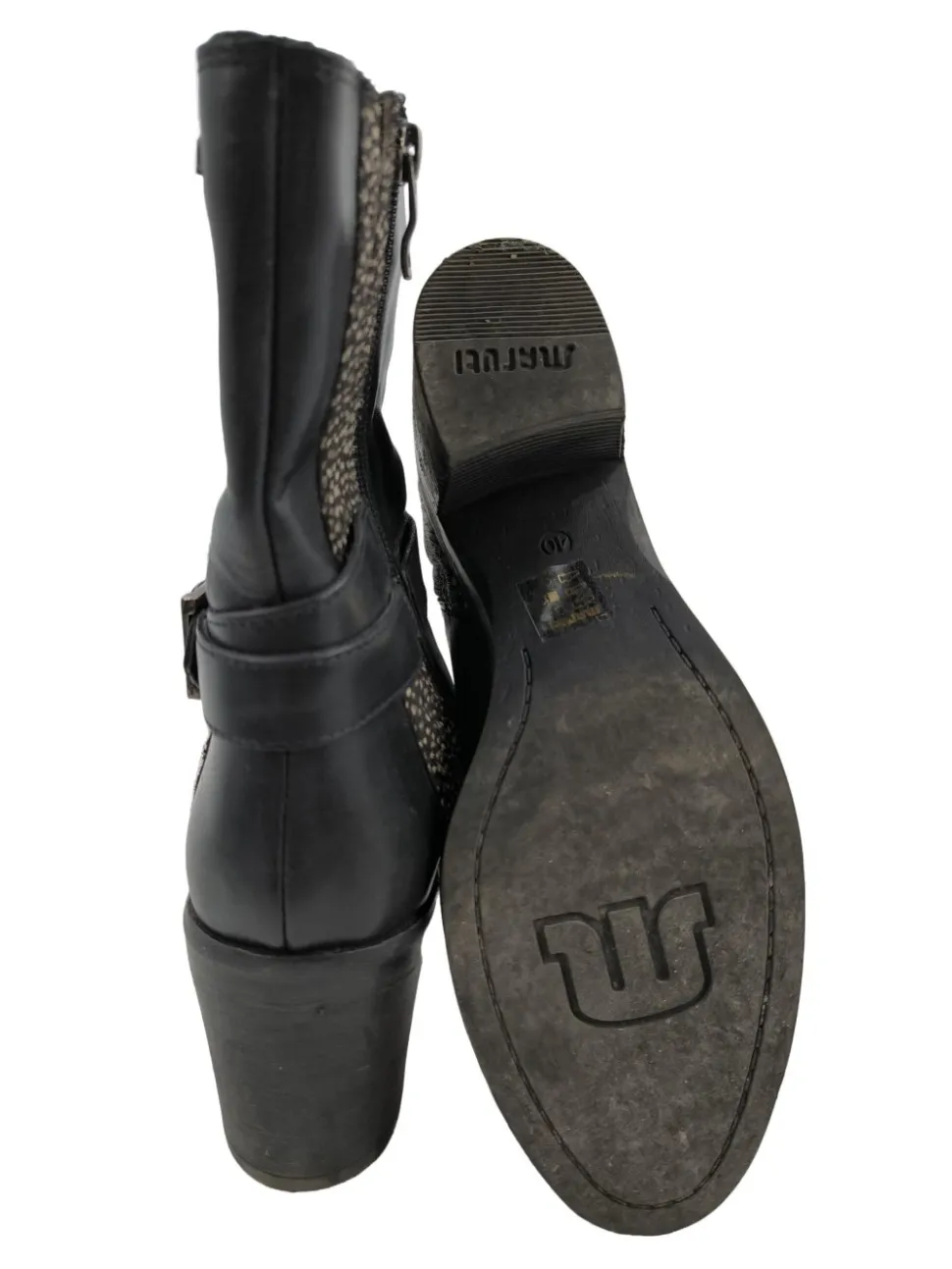 Reißverschluss-Stiefeletten Größe 40