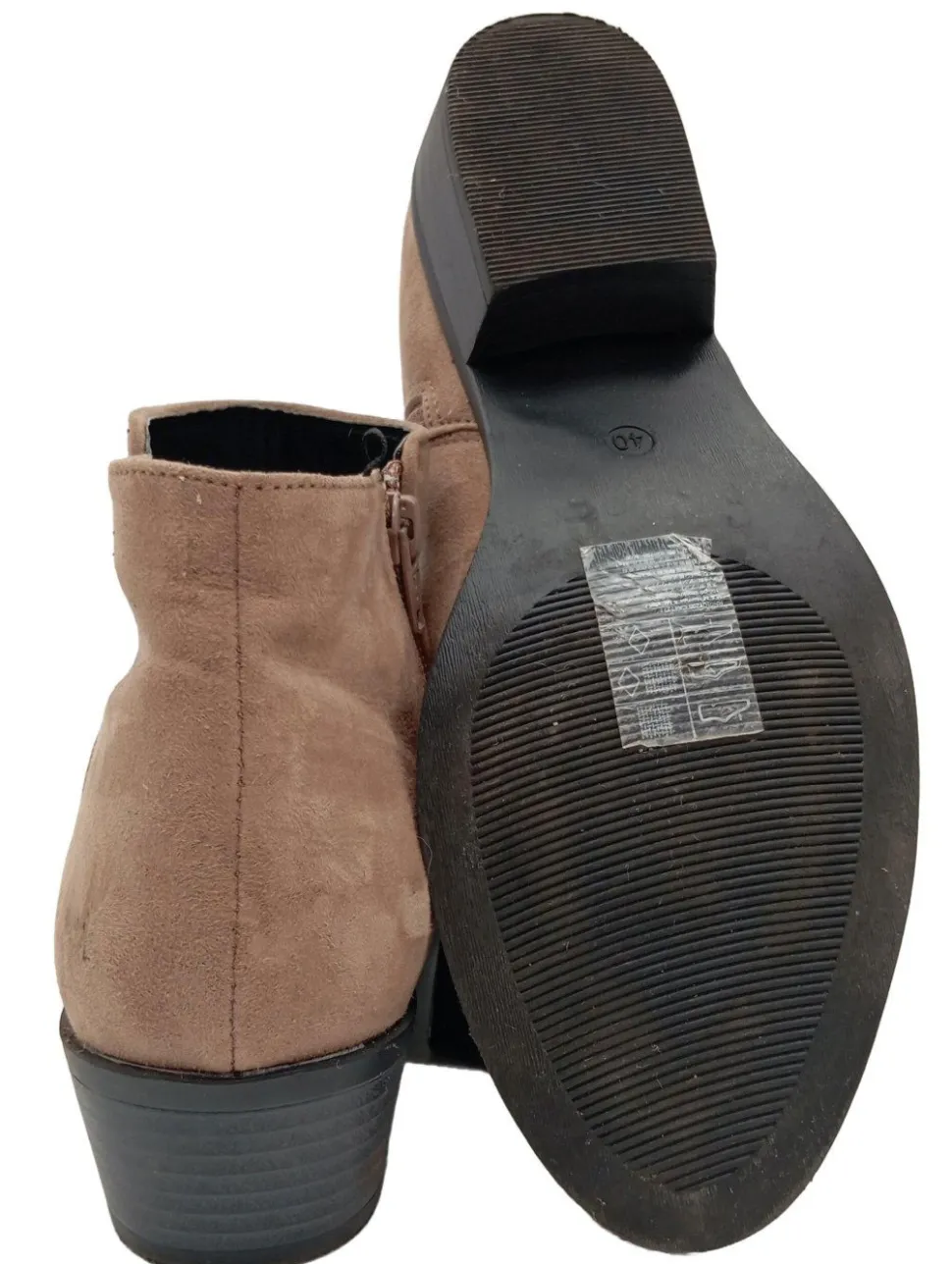 Reißverschluss-Stiefeletten Größe 40