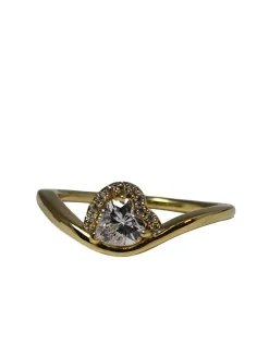 Ring mit Zierstein Größe 57