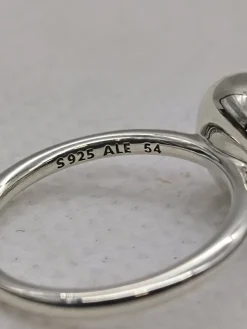 Ring mit Zierstein Größe 54