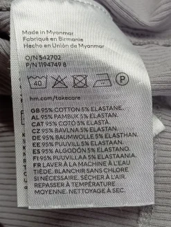 Rippshirt Größe 42