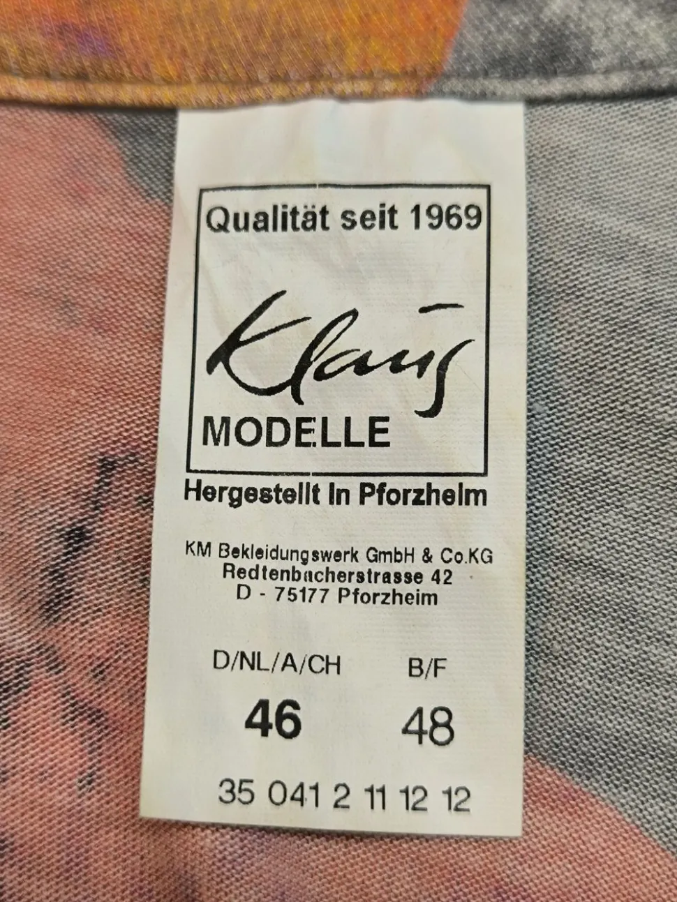 ärmellose Bluse Größe 46