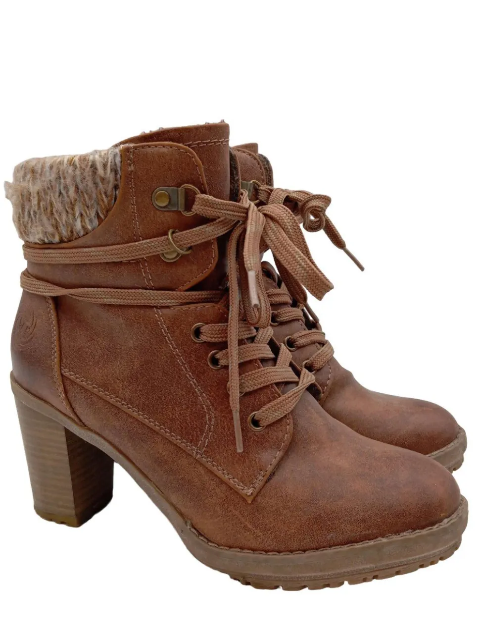 Schnür-Stiefeletten Größe 37