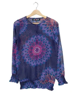 Transparenz-Bluse Größe 34