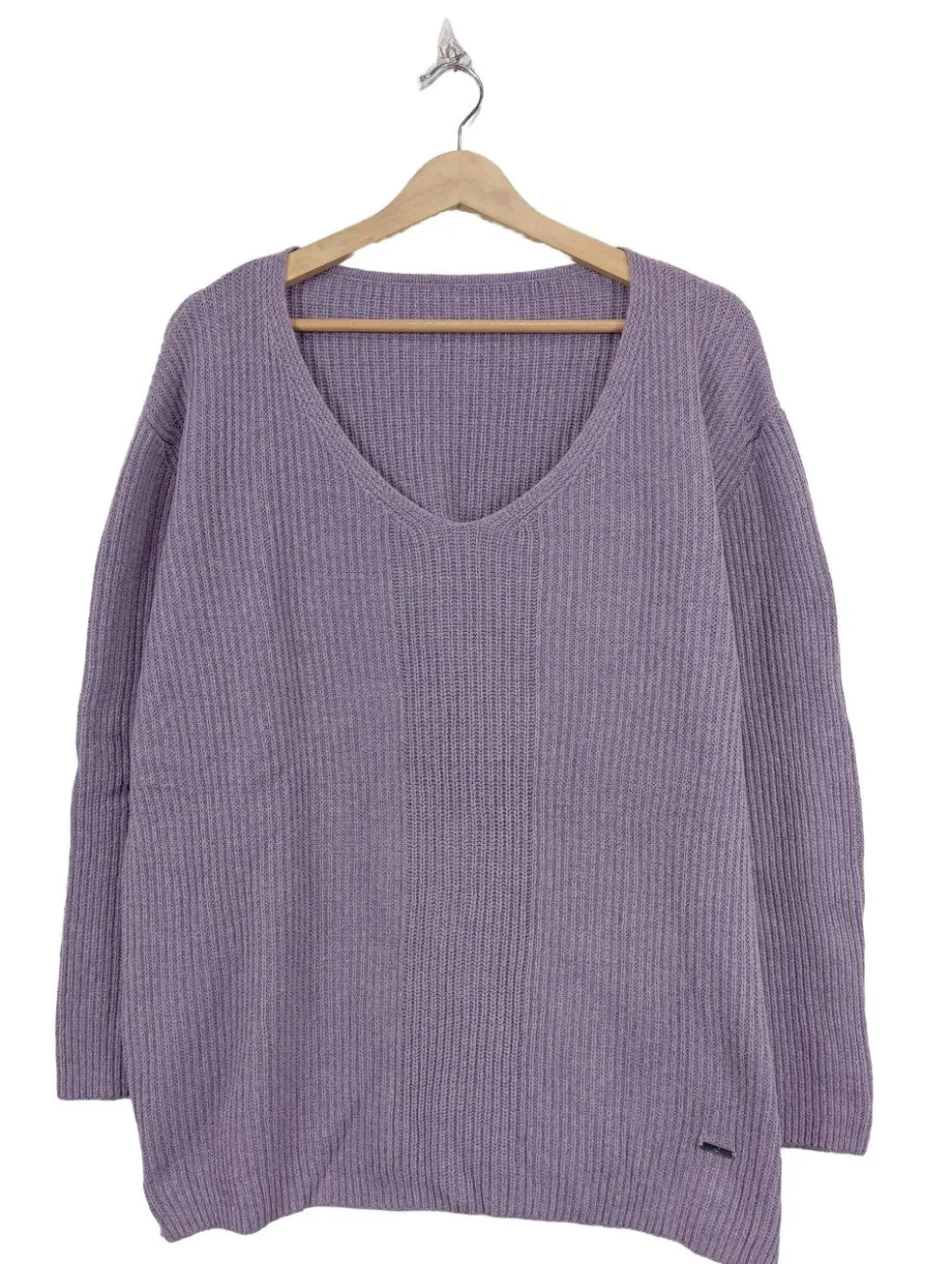 V-Ausschnitt-Pullover Größe 50