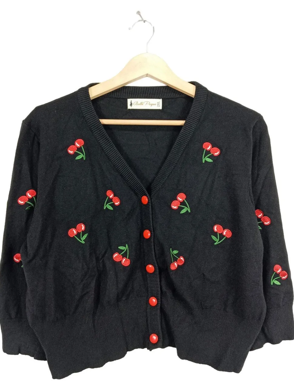 V-Ausschnitt-Pullover Größe 44