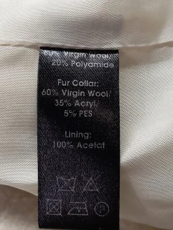 Wollmantel Größe 34