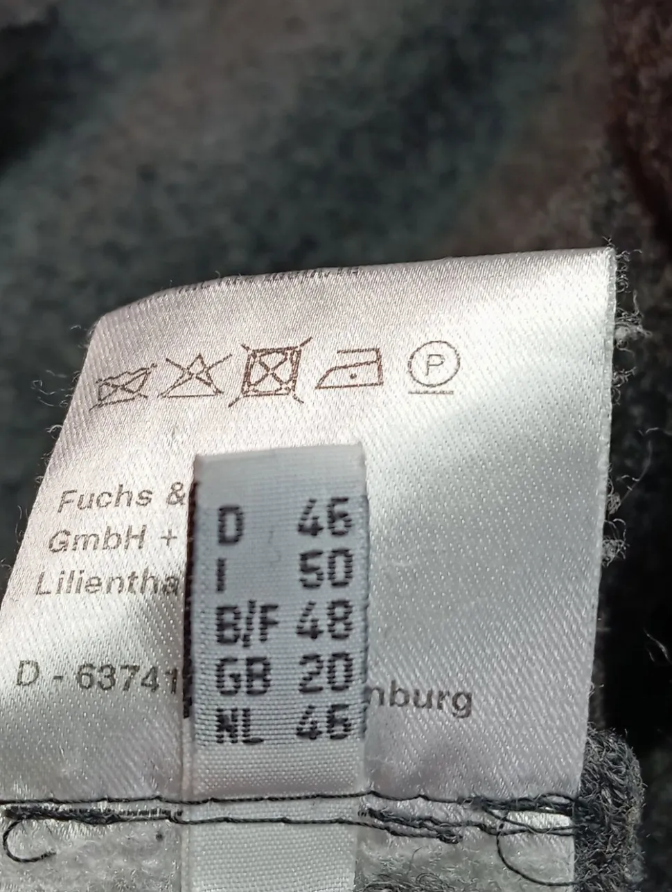 Wollmantel Größe 46